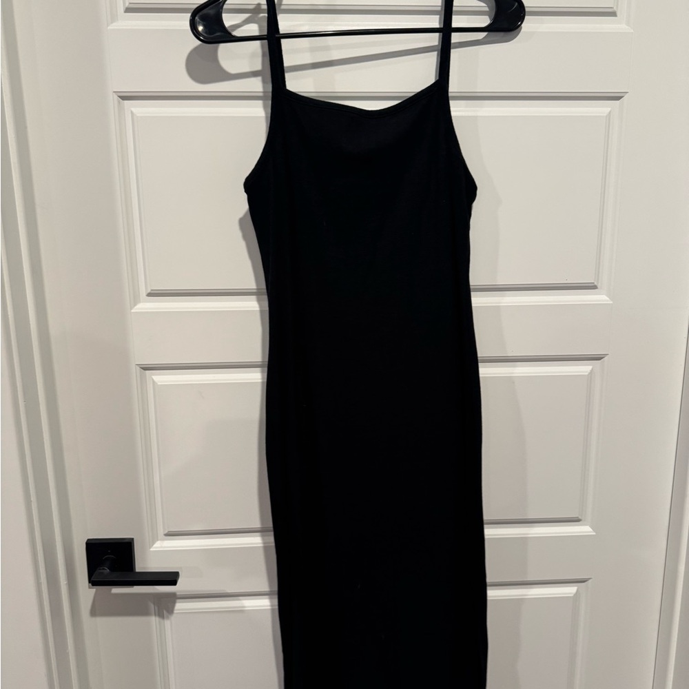 Wild Fable Classic Black Midi Dress